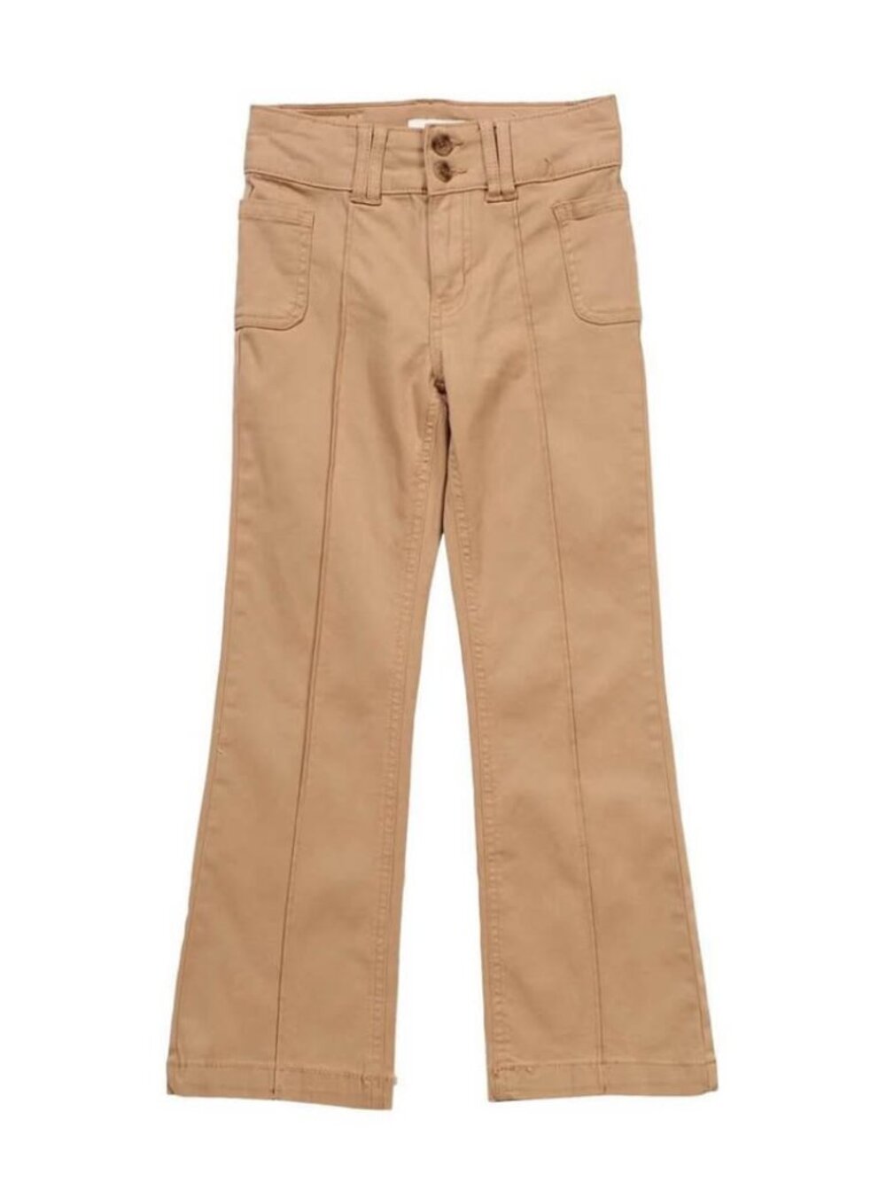 Lucky Brand Mid Rise Flare Khaki Pants Girls 12